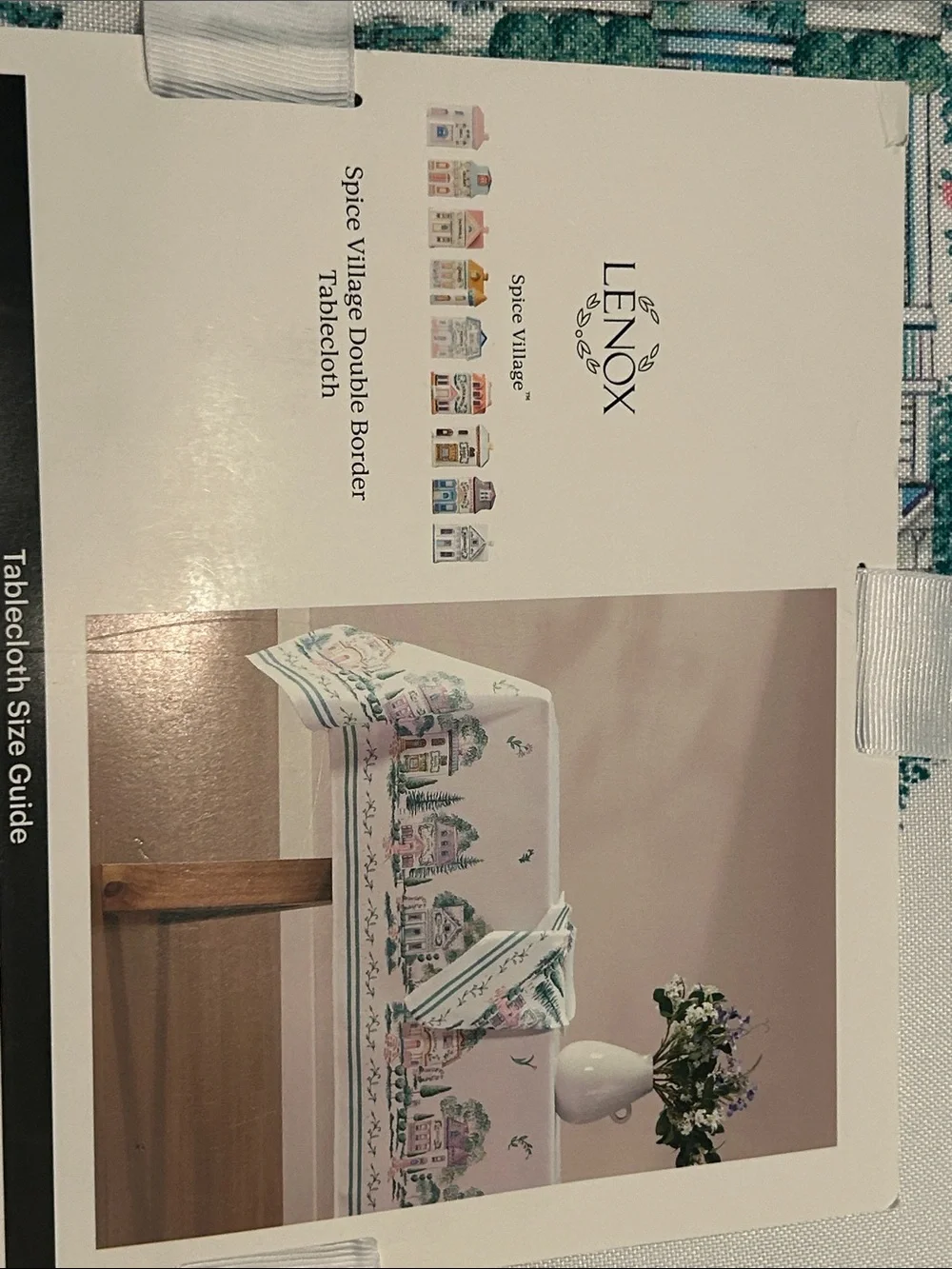 Lenox Spice Village White Tablecloth